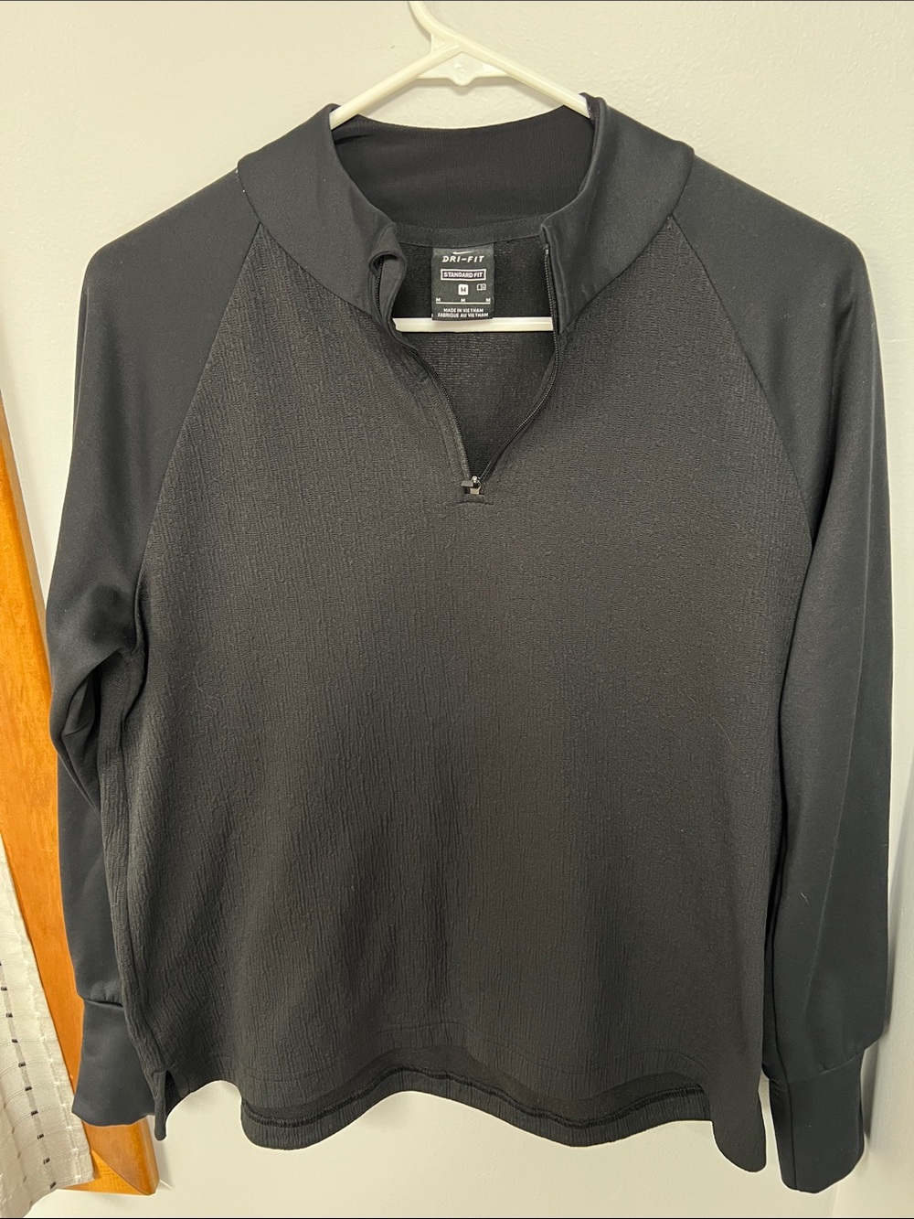 Nike Black Half-Zip Dri-FIT Pullover